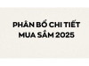 phân bổ chi tiết mua sắm